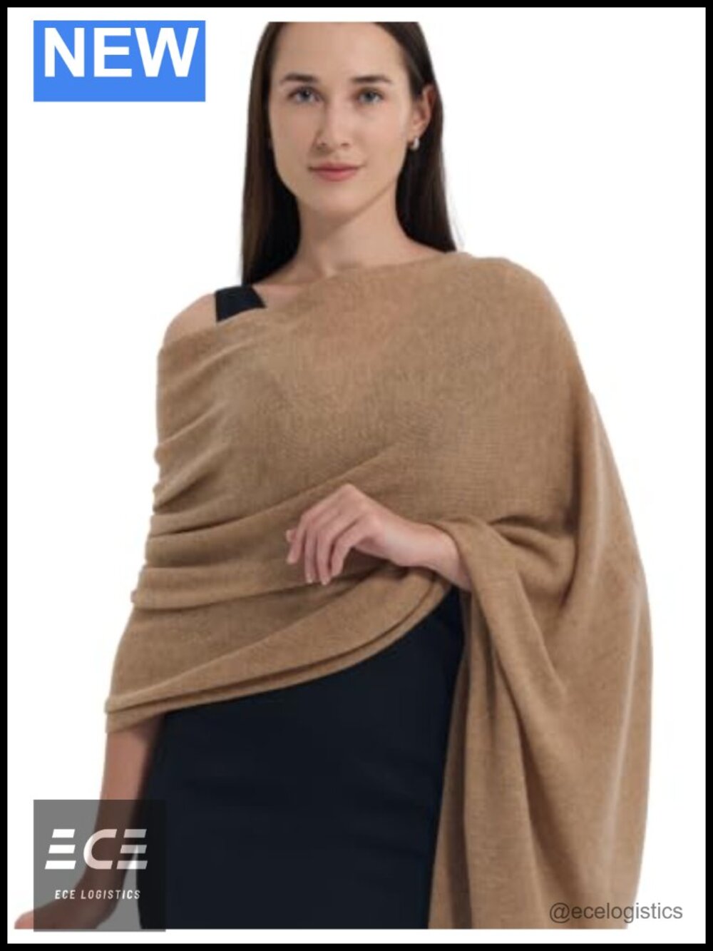Cashmere Wool Blend Wrap Women Oversized Scarf Stole Pashmina Shawl Travel